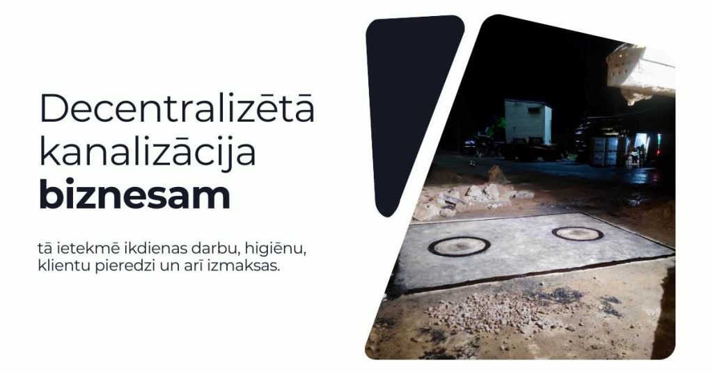 kanalizācijas risinājums uzņēmumam
