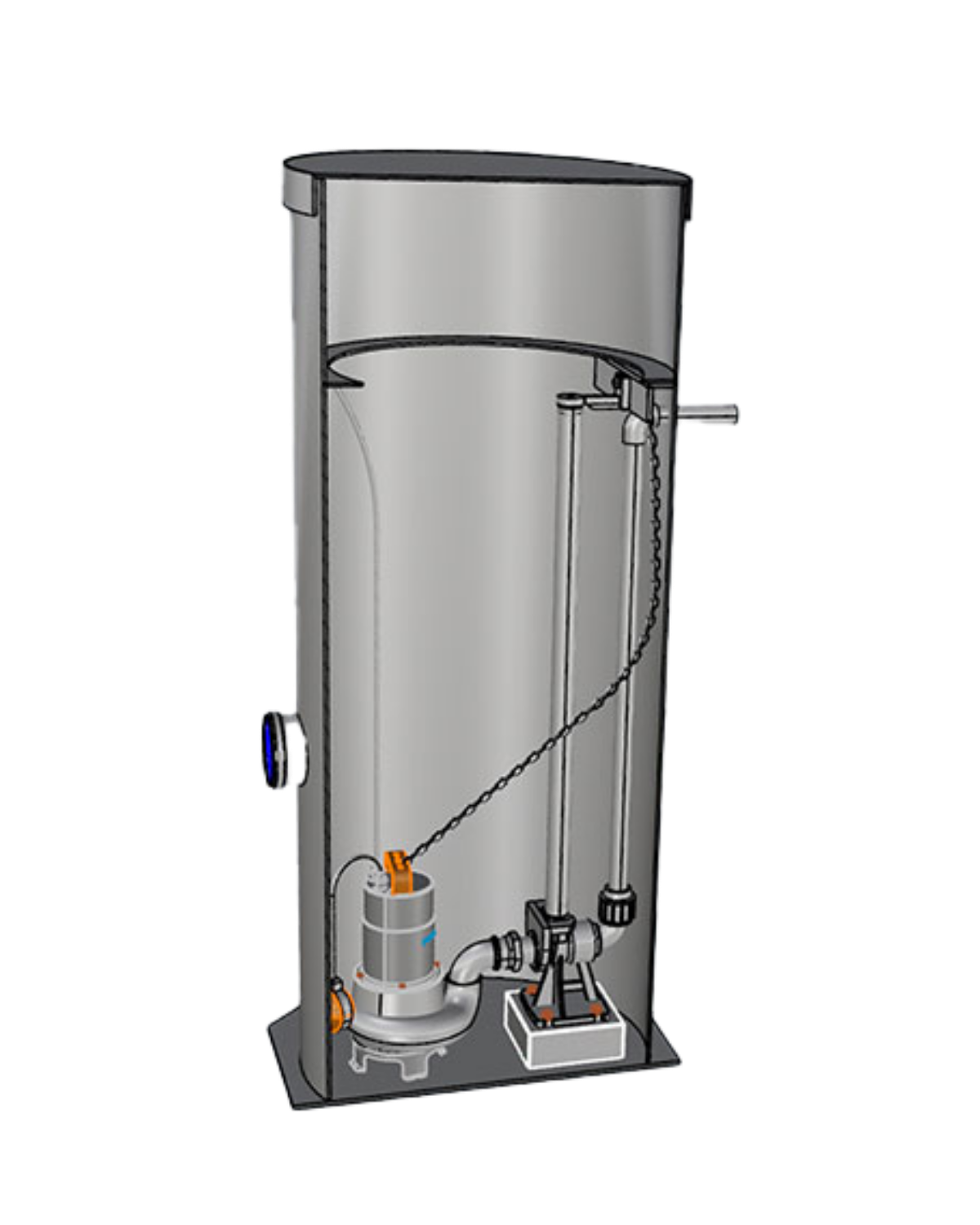 Sūkņu stacijas vizualizācija