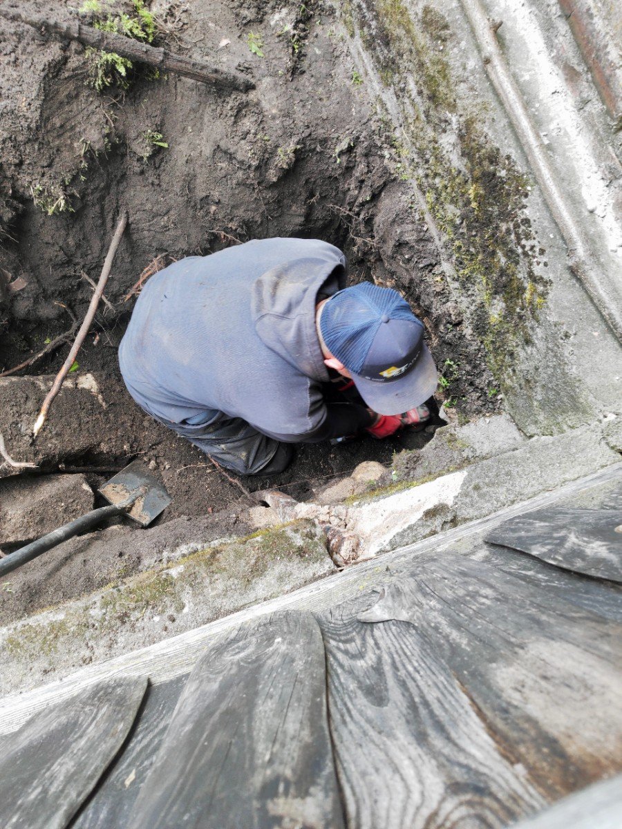 Kanalizācijas izvads no mājas