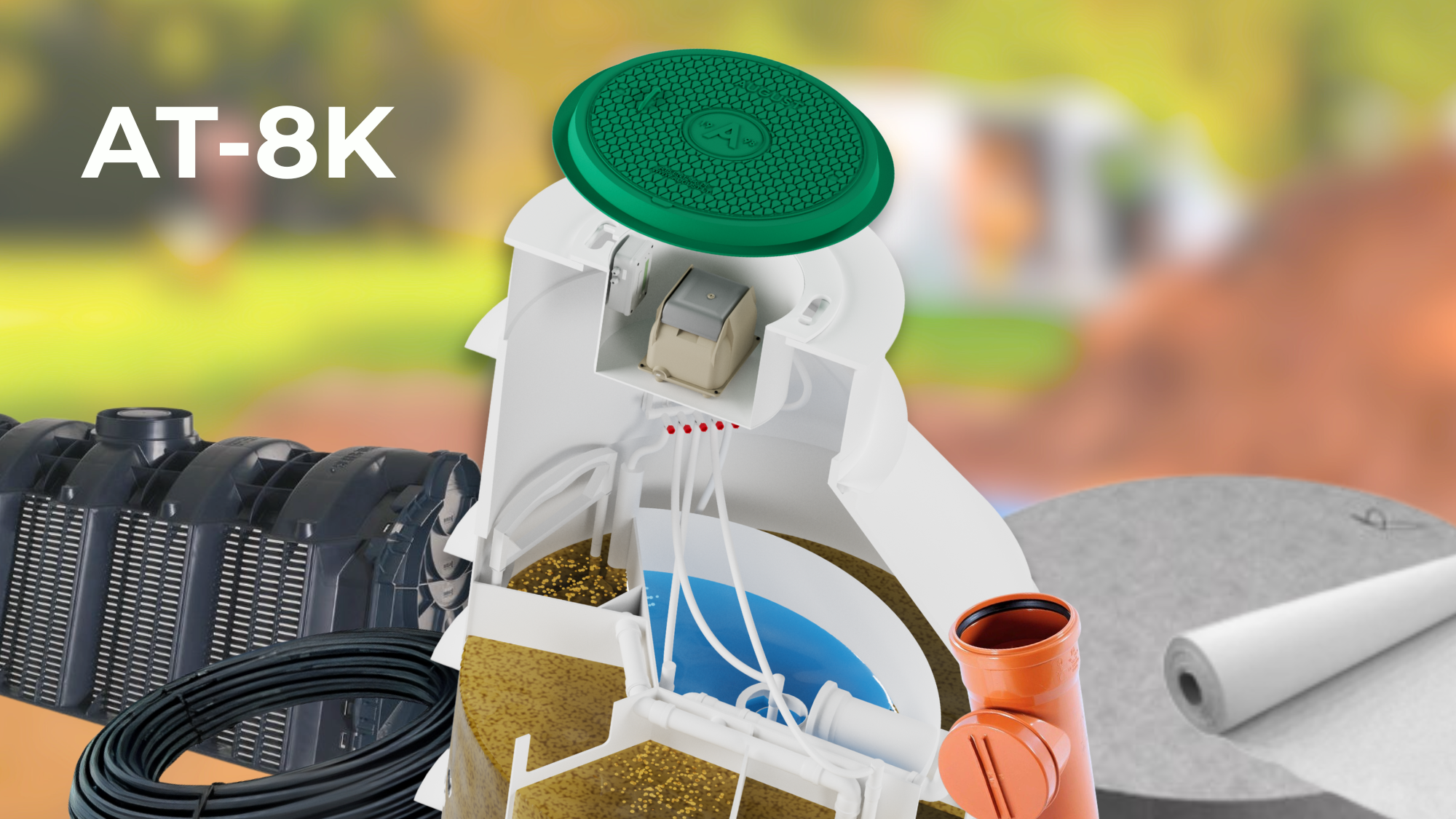 AT-8K Montē pats komplekts